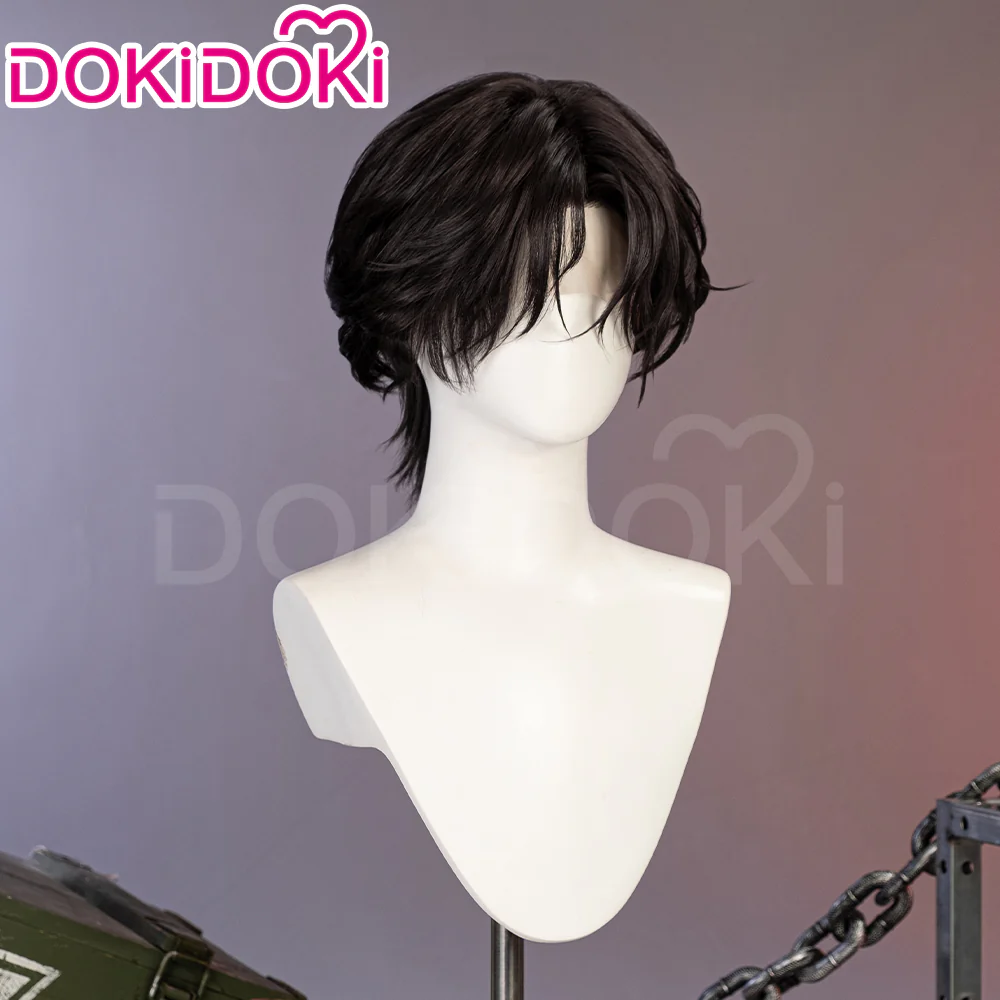 【Partially Ready For Ship】DokiDoki Game Cosplay Cosplay Wig Short Brown Cool Male - Image 13