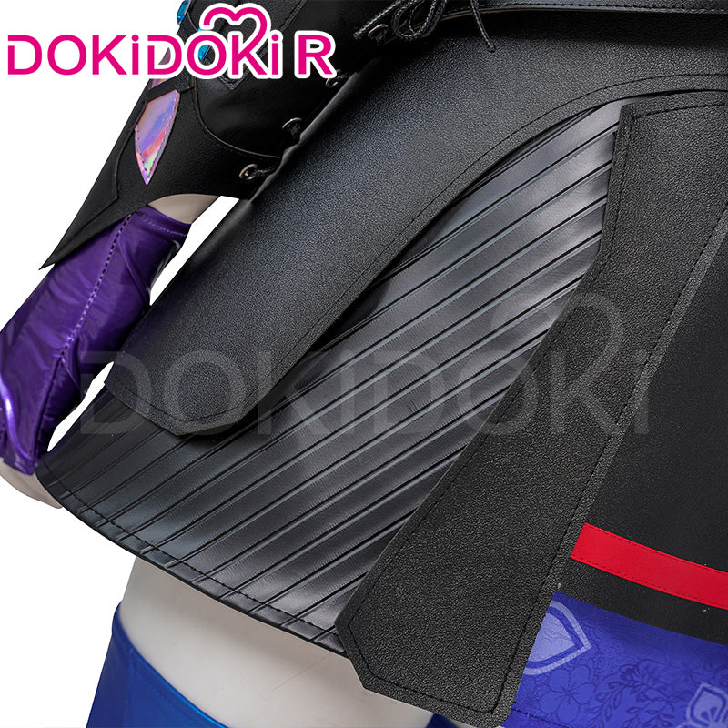 【Size XS-3XL】Dokidoki-R Game Cosplay Costume Women Blue Costume - Image 3