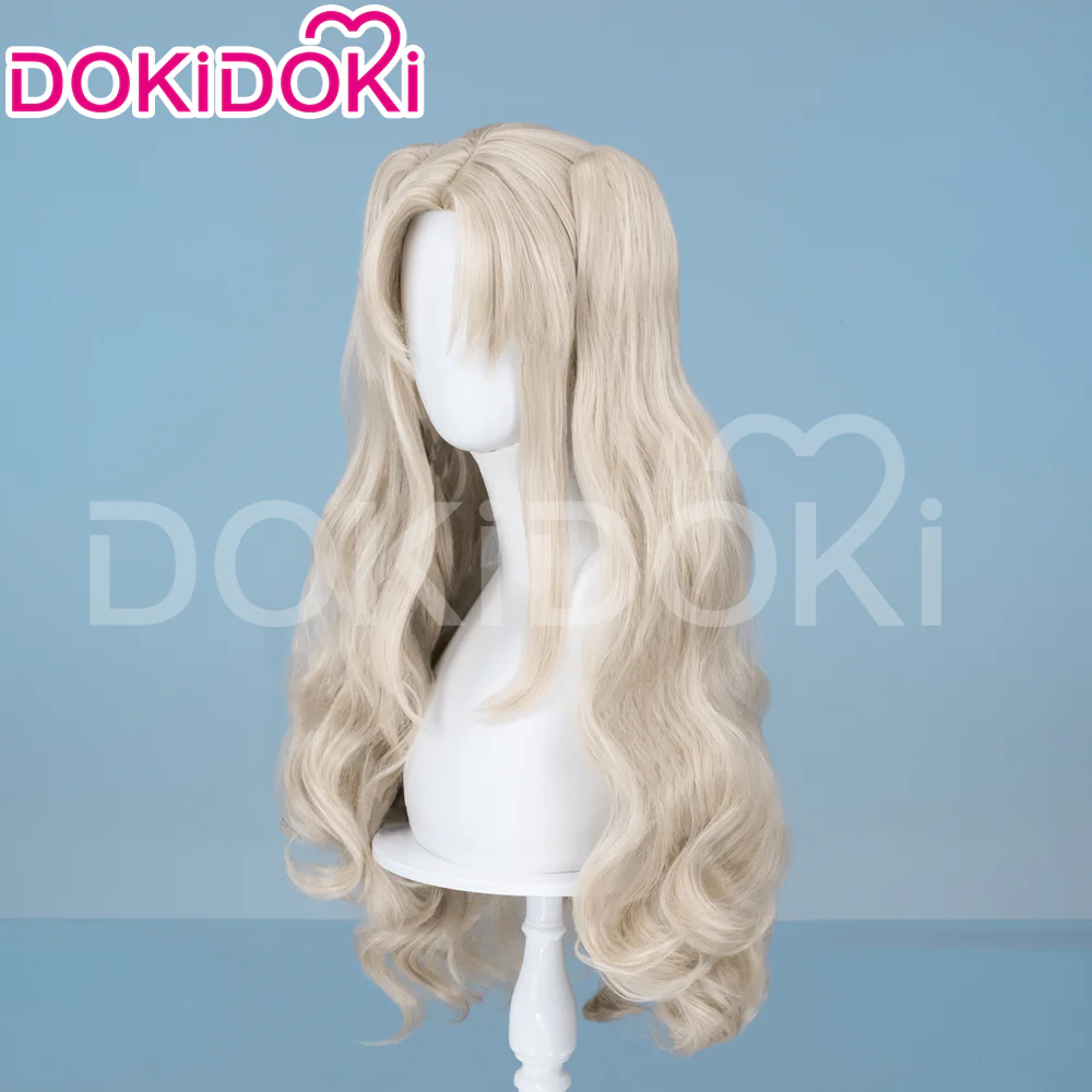 【Ready For Ship】DokiDoki Game Cosplay Fate/Grand Wig Ereshkigal Women Long Blonde / Purple Straight Dark / Light Hair FGO - Image 10