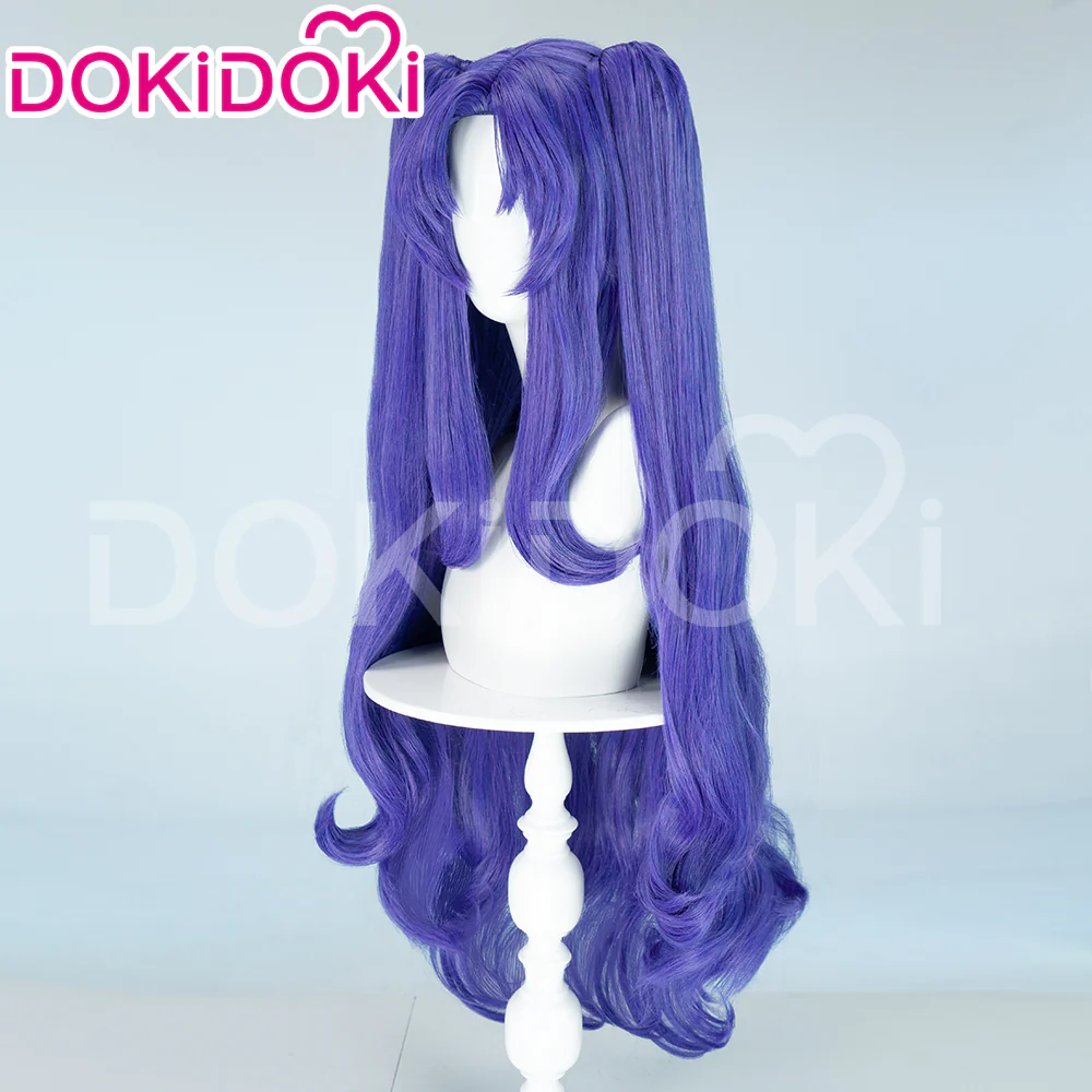 【Ready For Ship】DokiDoki Game Cosplay Fate/Grand Wig Ereshkigal Women Long Blonde / Purple Straight Dark / Light Hair FGO - Image 14
