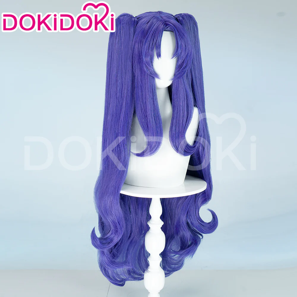 【Ready For Ship】DokiDoki Game Cosplay Fate/Grand Wig Ereshkigal Women Long Blonde / Purple Straight Dark / Light Hair FGO - Image 15