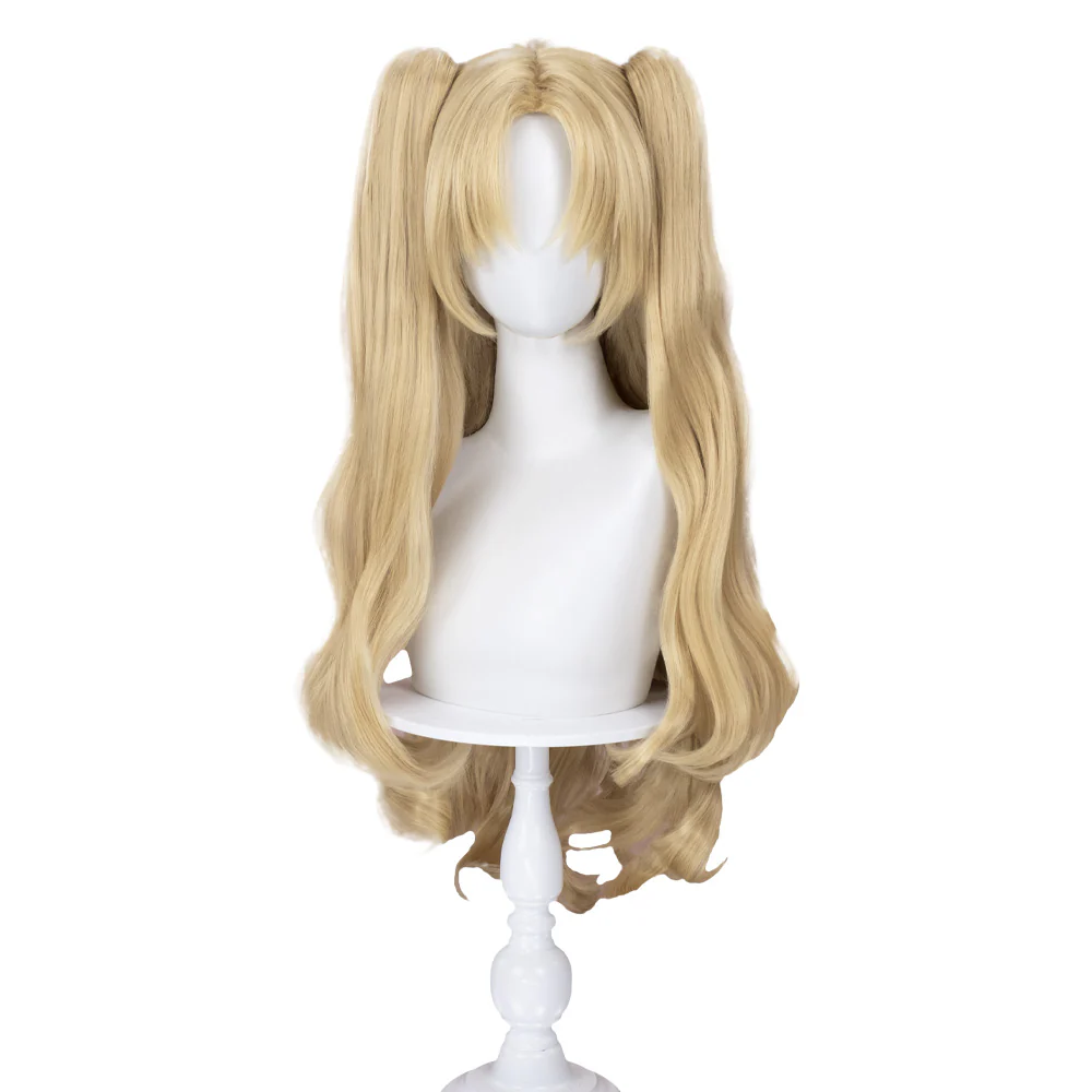 【Ready For Ship】DokiDoki Game Cosplay Fate/Grand Wig Ereshkigal Women Long Blonde / Purple Straight Dark / Light Hair FGO - Image 7