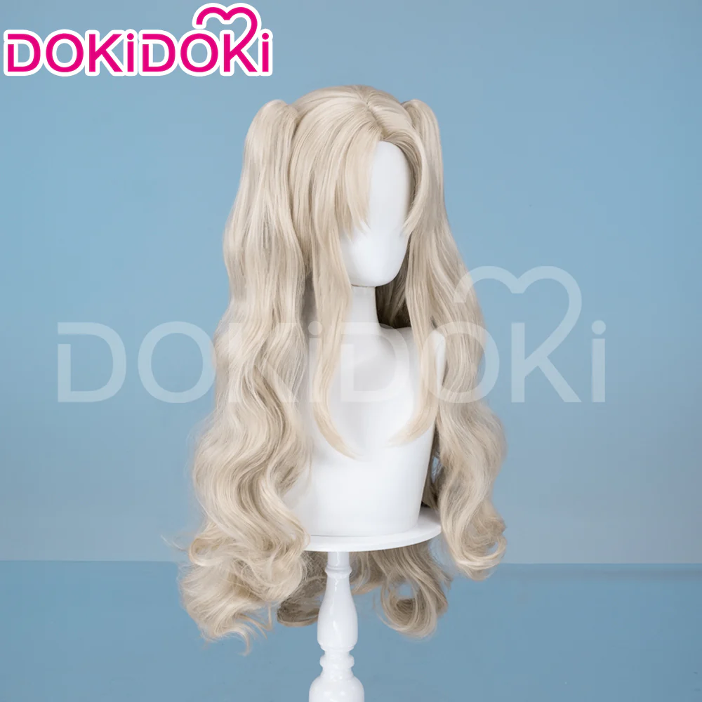 【Ready For Ship】DokiDoki Game Cosplay Fate/Grand Wig Ereshkigal Women Long Blonde / Purple Straight Dark / Light Hair FGO - Image 9