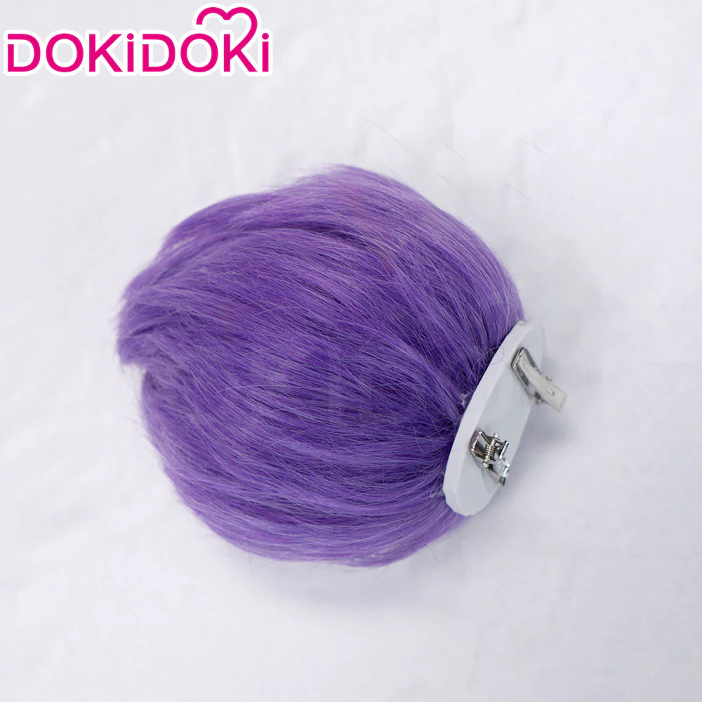 【Black Ver Ready For Ship】DokiDoki Game Cosplay Fox Wig Long Black Red Hair After Hours Spirit Blossom Springs - Image 8