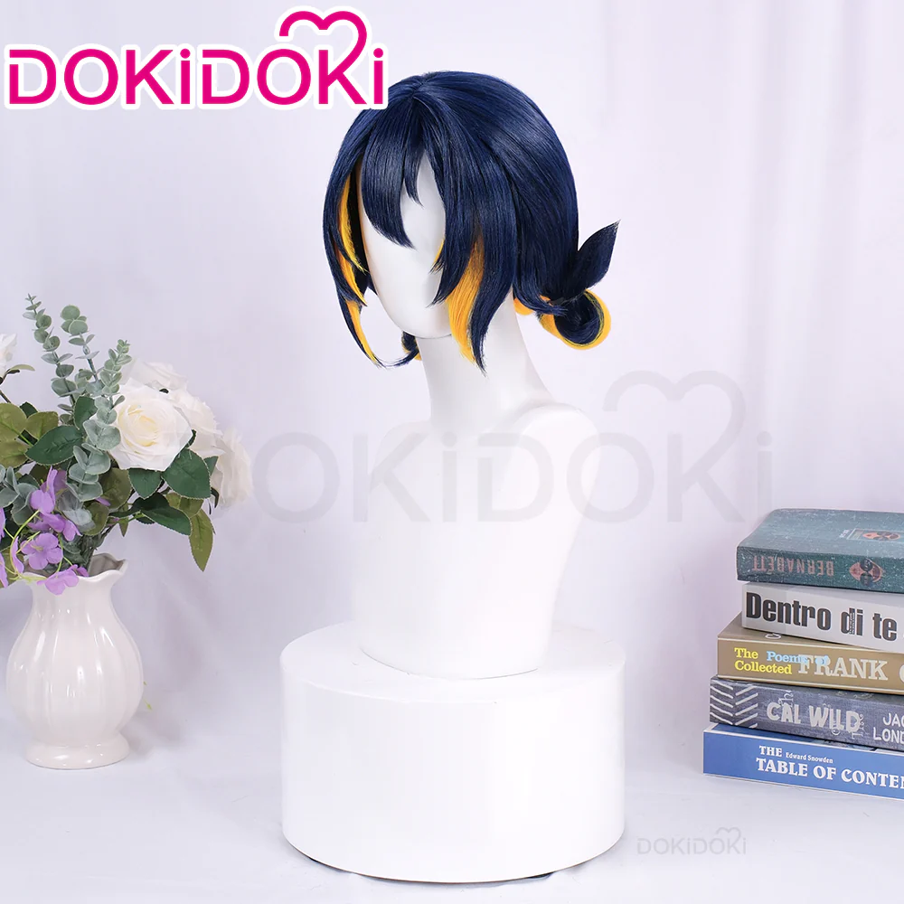 【Pink Ver Ready For Ship】DokiDoki Game Cosplay Girl Group ANTIFRAGILE Wig Short Blue Pink Yellow Hair Rainy Day - Image 2