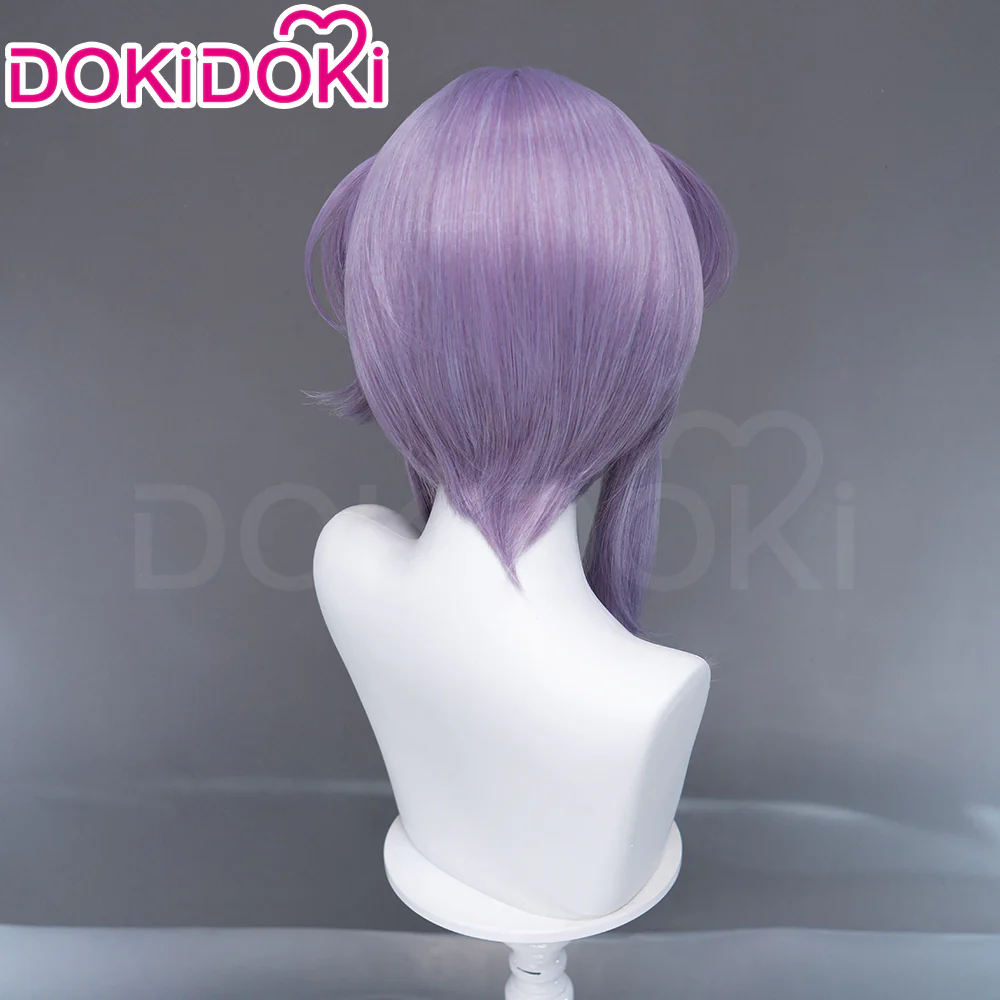 【Ready For Ship】DokiDoki Game Cosplay Jellyfish Girl Wig Long Purple Hair - Image 3