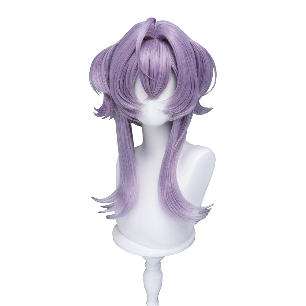 【Ready For Ship】DokiDoki Game Cosplay Jellyfish Girl Wig Long Purple Hair - Image 5