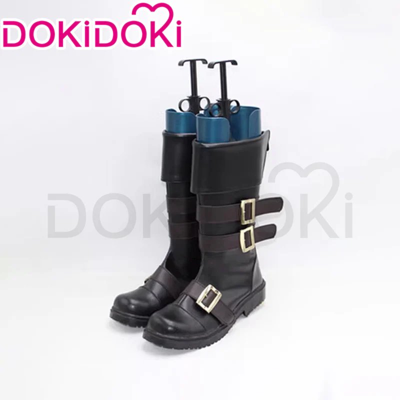 DokiDoki Game Cosplay Shoes Black Boots