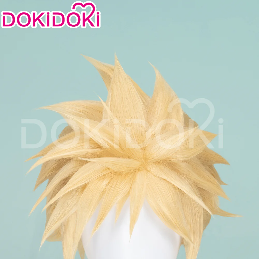 DokiDoki Game Cosplay Cloudy Cosplay Wig Short Blonde - Image 4