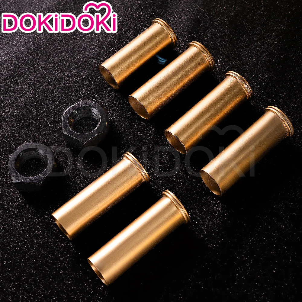 【Partially Ready For Ship】【Front Lace】DokiDoki Anime Game Cosplay Wig Blue Braided Pigtail / Hairtied / Long Straight Version Hair / Tattoo Sticker / Necklace / Bullet Headwear - Image 27