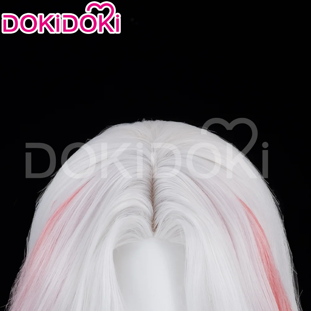 【Character Ver Ready For Ship】DokiDoki Game Cosplay Wig Long Brown Hair White - Image 7