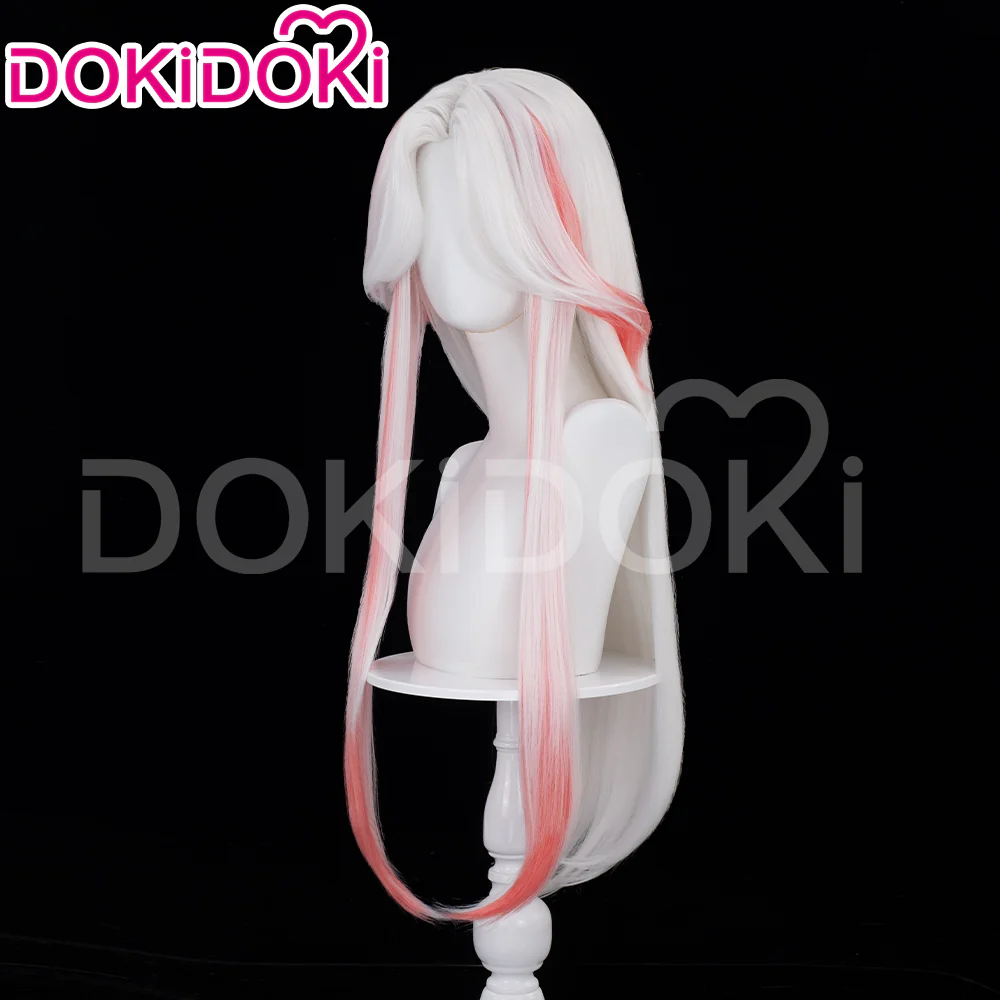 【Character Ver Ready For Ship】DokiDoki Game Cosplay Wig Long Brown Hair White - Image 8