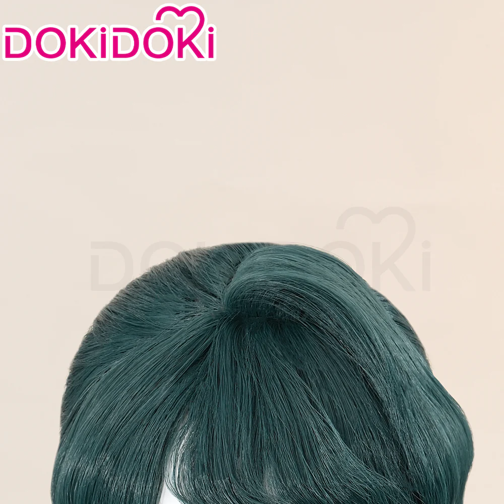 【Ready For Ship】DokiDoki Game Cosplay Wig Long Curly Green Hair - Image 4