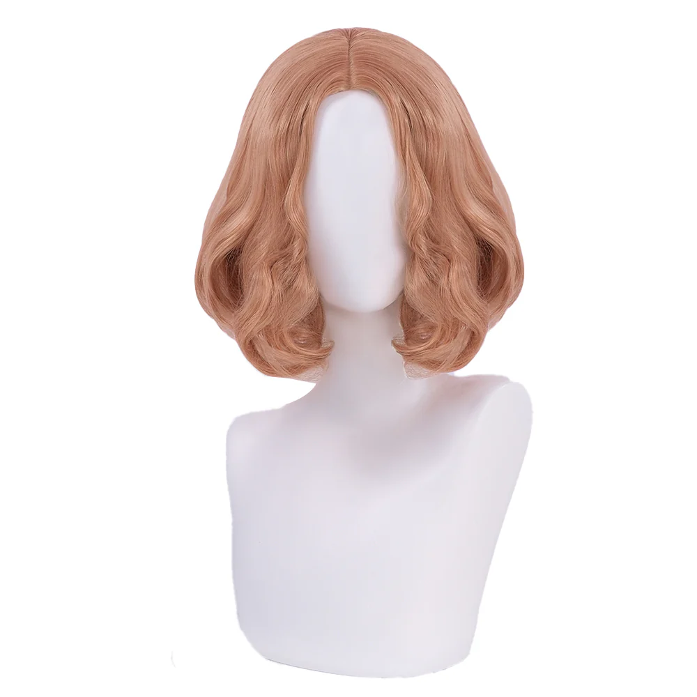 【Ready For Ship】DokiDoki Game Cosplay Wig Short Brown Hair - Image 5