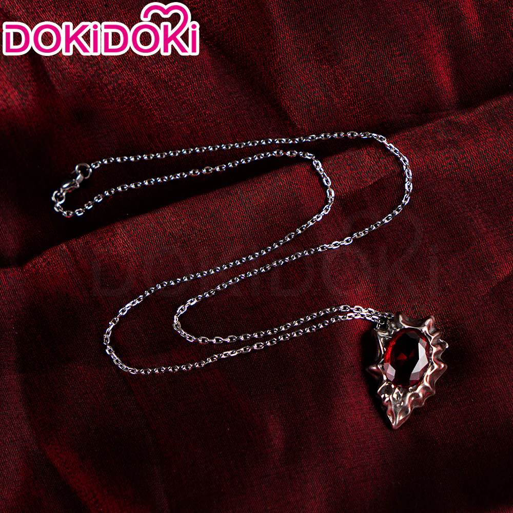 【Ready For Ship】DokiDoki Game Cosplay Wig / Necklace Short Straight Dark / Light Grey Men Hair - Image 16
