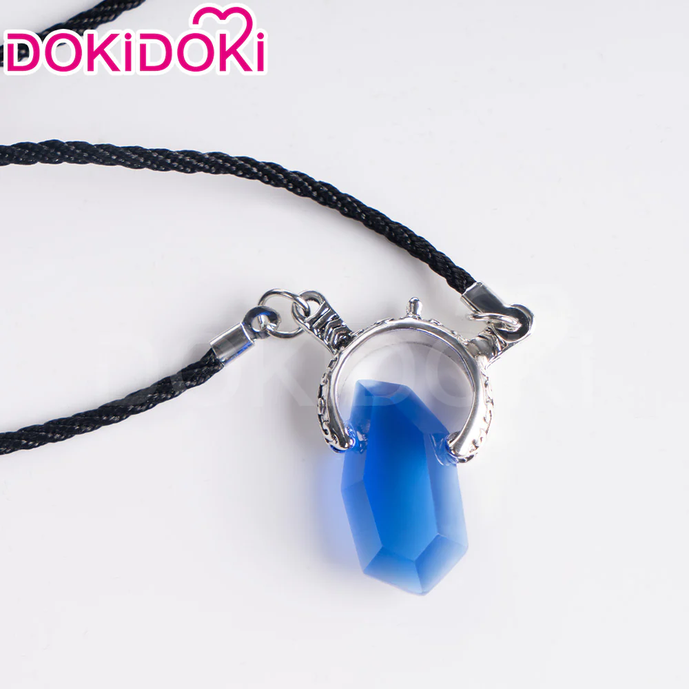 【Ready For Ship】DokiDoki Game Cosplay Wig / Necklace Short Straight Dark / Light Grey Men Hair - Image 19