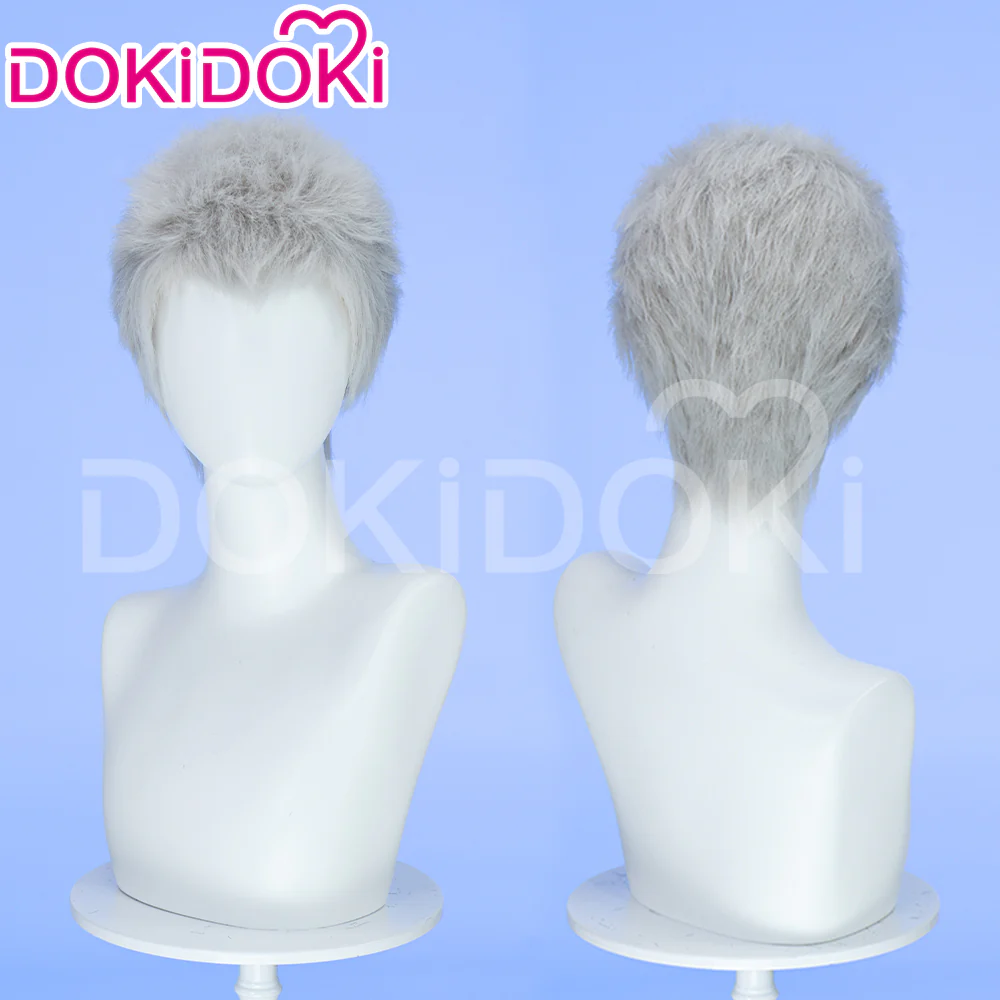 【Ready For Ship】DokiDoki Game Cosplay Wig Short Straight Men Hair