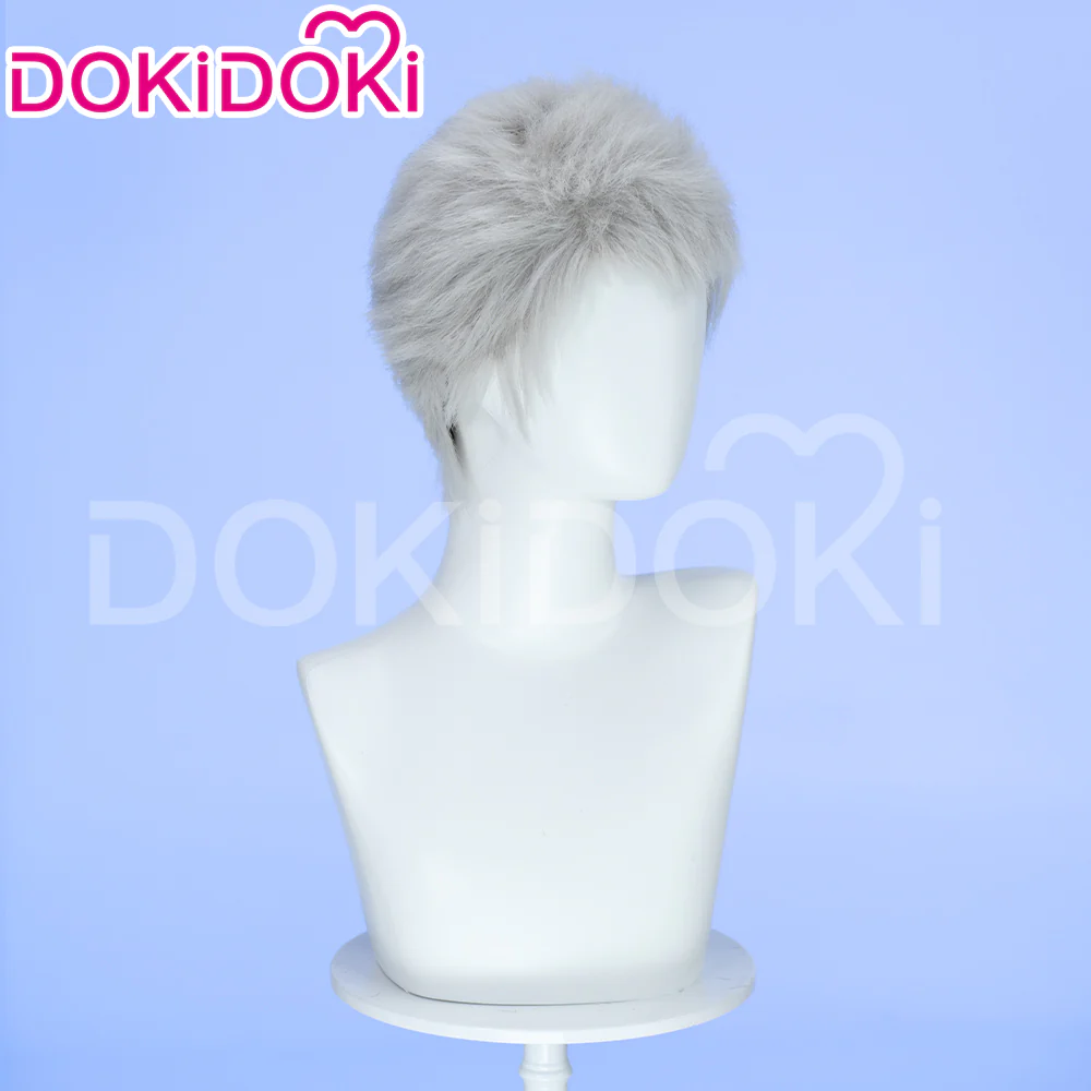【Ready For Ship】DokiDoki Game Cosplay Wig Short Straight Men Hair - Image 3