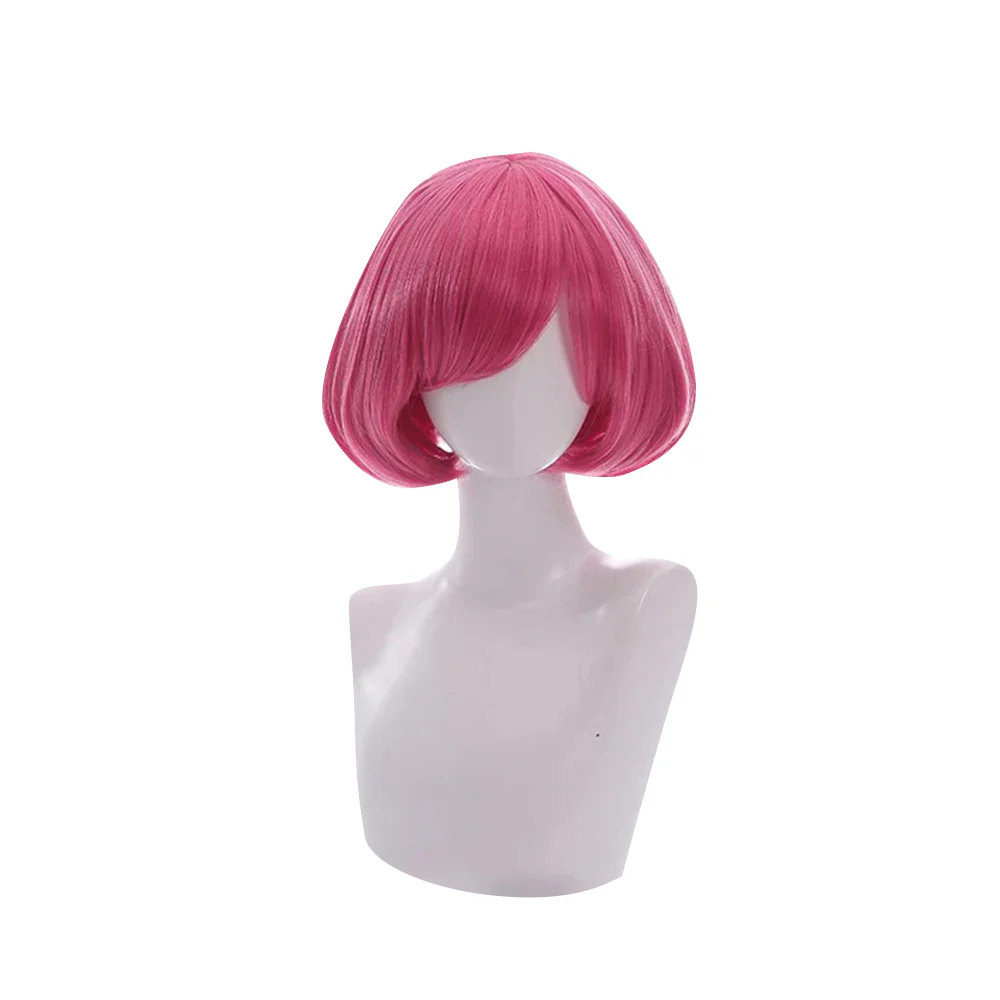 【In Stock】DokiDoki Game Cosplay Wig Women Cute Pink Short Hair - Image 6