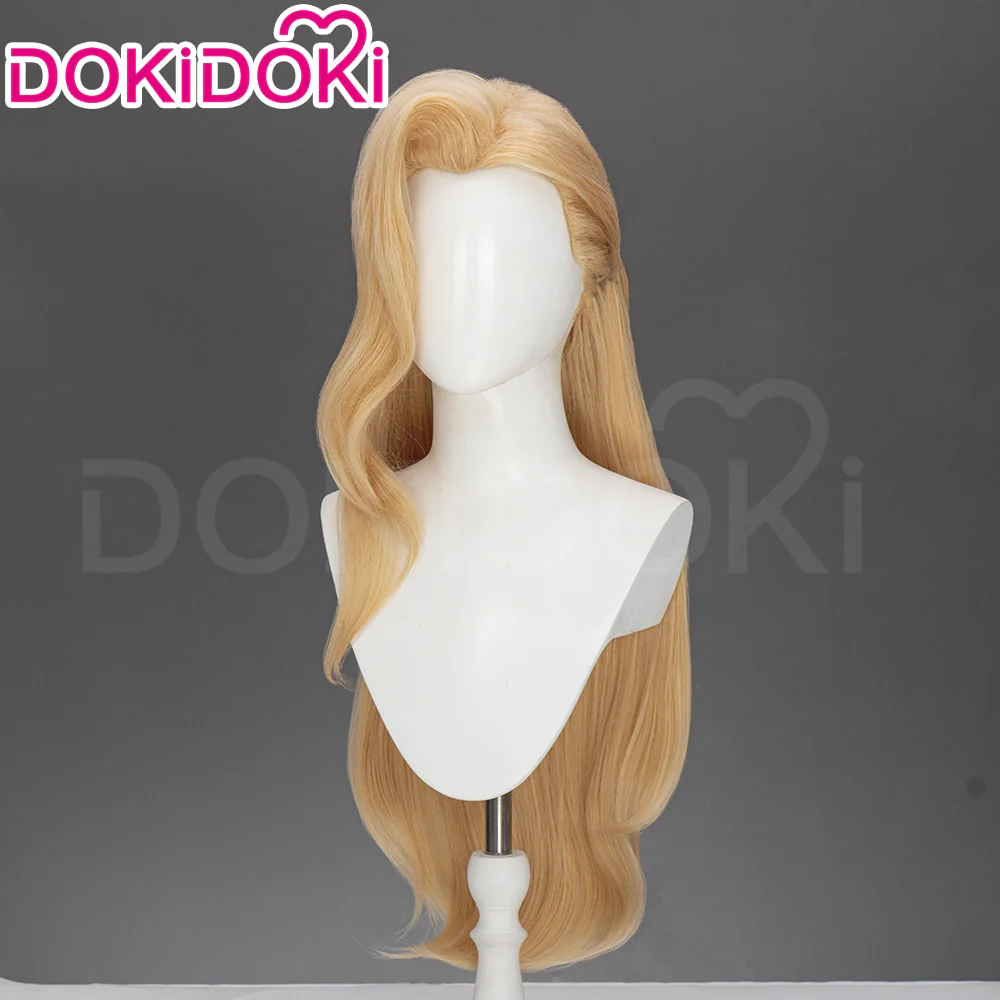 【Ready For Ship】Dokidoki Game Cosplay Woman Wig Long Curly Blonde Hair - Image 3