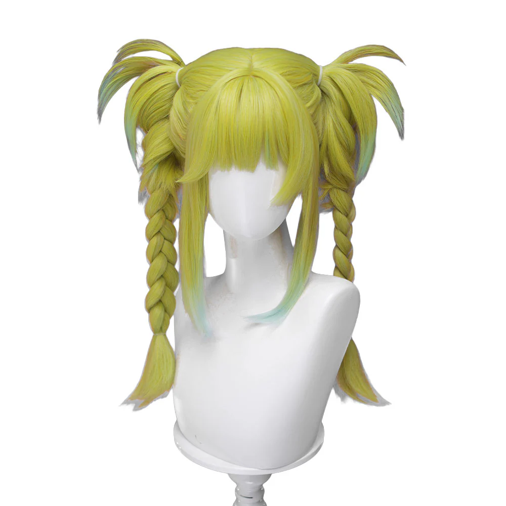 【Default Ver Ready For Ship】Dokidoki Game Cosplay Wig Long Curly Blonde Yellow Wig - Image 11