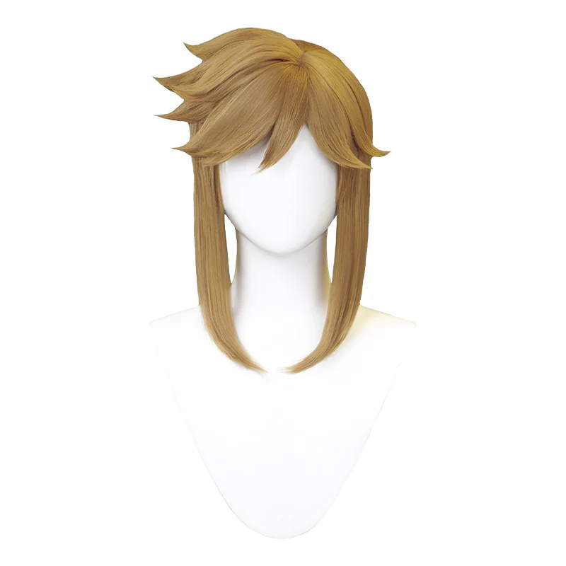 【Ready For Ship】DokiDoki Game Cosplay Yellow Short  Wig / Ear / Ear Clips - Image 4