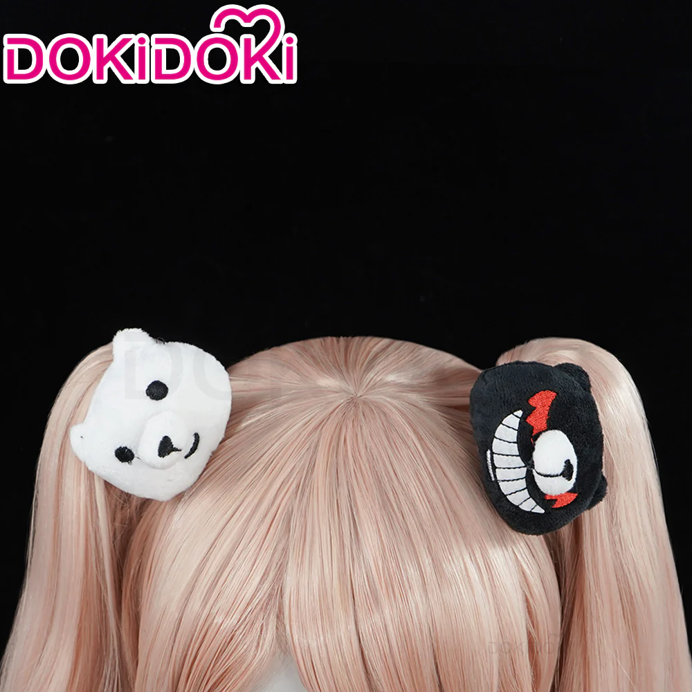 【Ready For Ship】DokiDoki Game Cosplay Wig Long Curly Pink Hair - Image 4