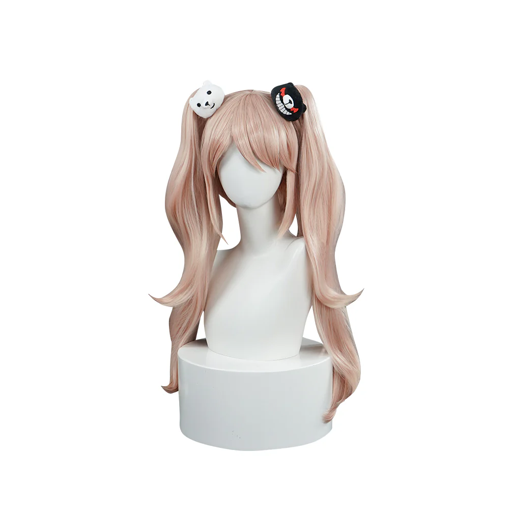 【Ready For Ship】DokiDoki Game Cosplay Wig Long Curly Pink Hair - Image 5