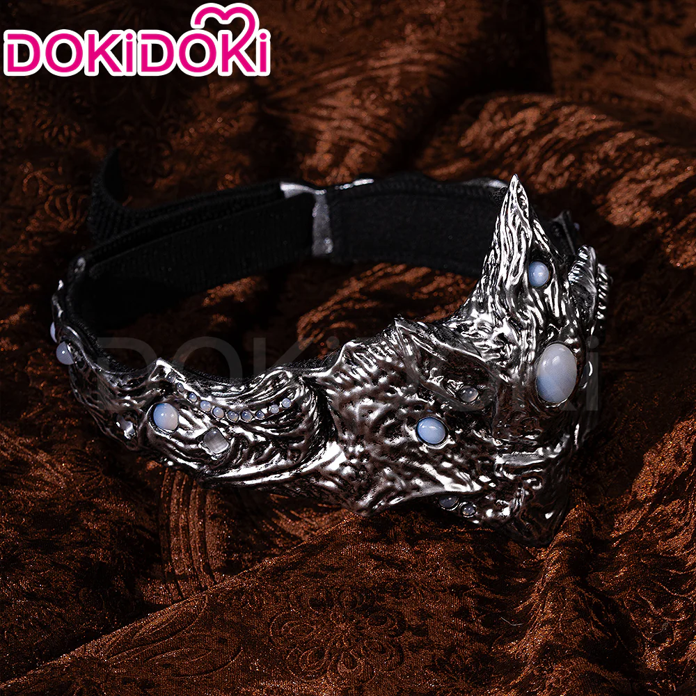 【Wig Ready For Ship】DokiDoki Game Dark Souls III Cosplay Firekeeper Wig / Eye Mask - Image 8