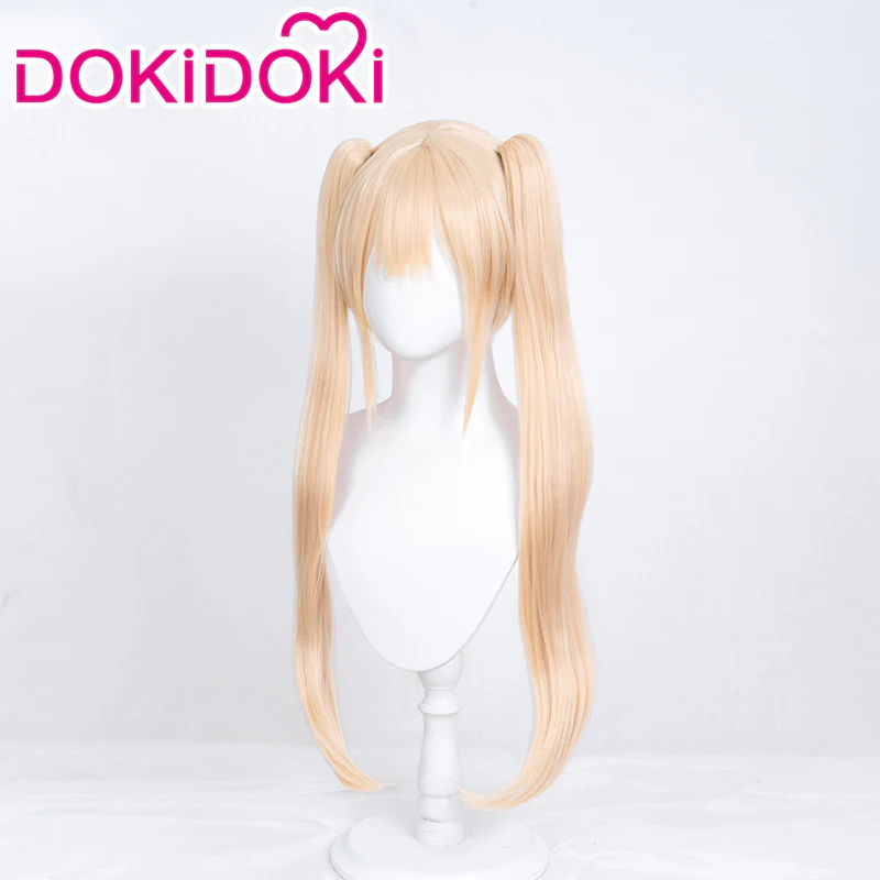 【Ready For Ship】DokiDoki Game Dead or Alive Cosplay Marie Rose Wig Long Straight Blonde - Image 2