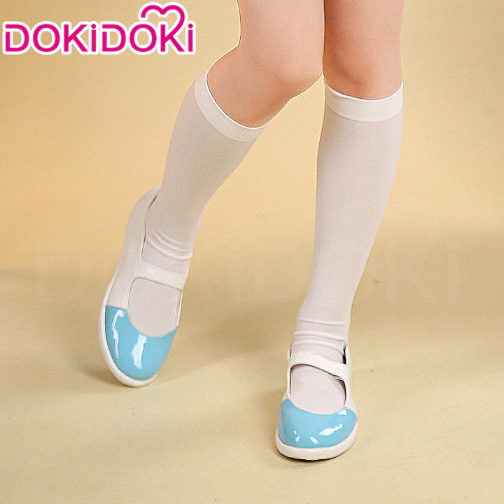 DokiDoki GAME DokiDoki Literature Club Cosplay Sayori / Natsuki / Yuri / Monika Shoes Halloween  DDLC