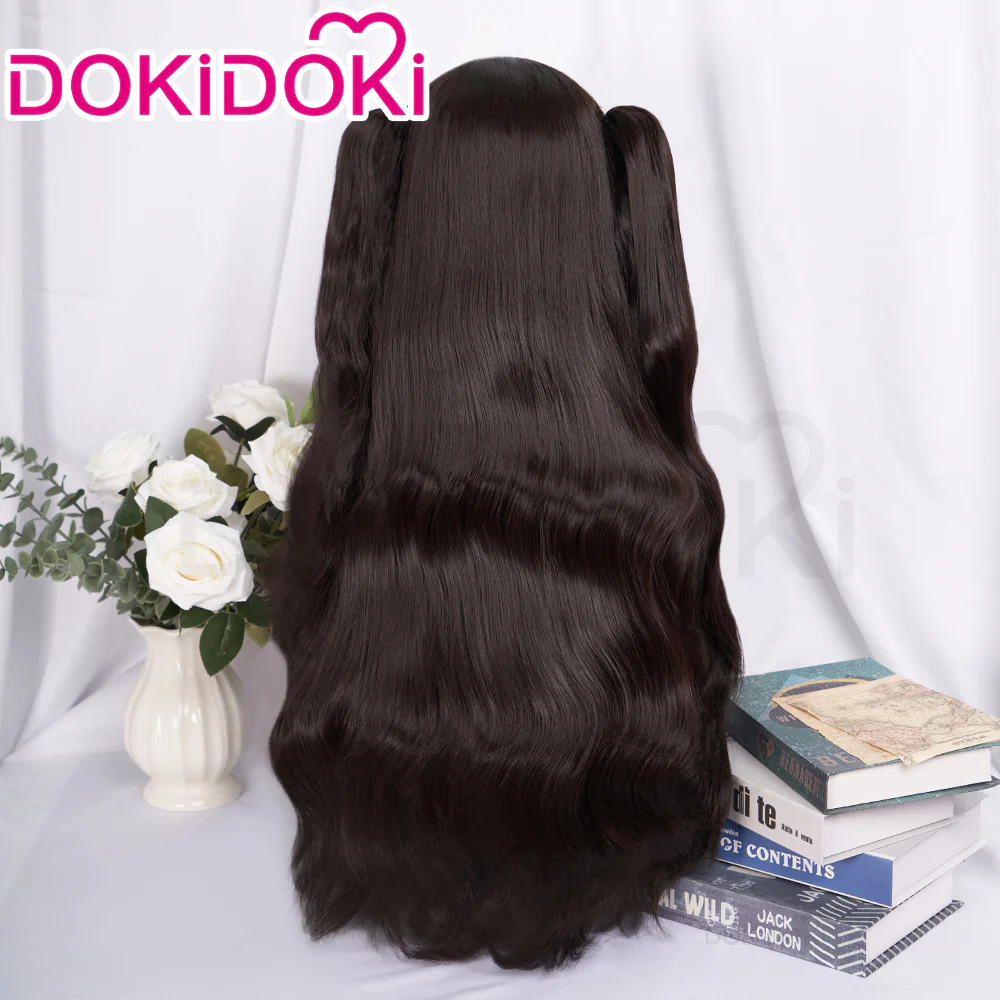 【Ready For Ship】DokiDoki Game Fate/stay night Cosplay Tohsaka Rin Wig Long Brown Hair - Image 3