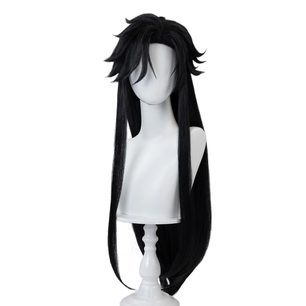 【Ver 1 Ready For Ship】DokiDoki Game Genshin Impact Capitano Cosplay Wig / Mask Long Straight Red Hair Natlan The Captain - Image 10