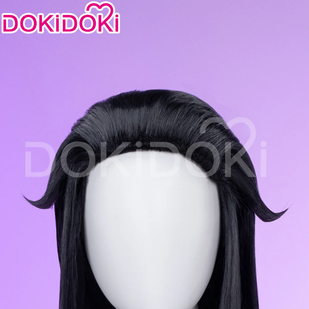 【Ver 1 Ready For Ship】DokiDoki Game Genshin Impact Capitano Cosplay Wig / Mask Long Straight Red Hair Natlan The Captain - Image 5