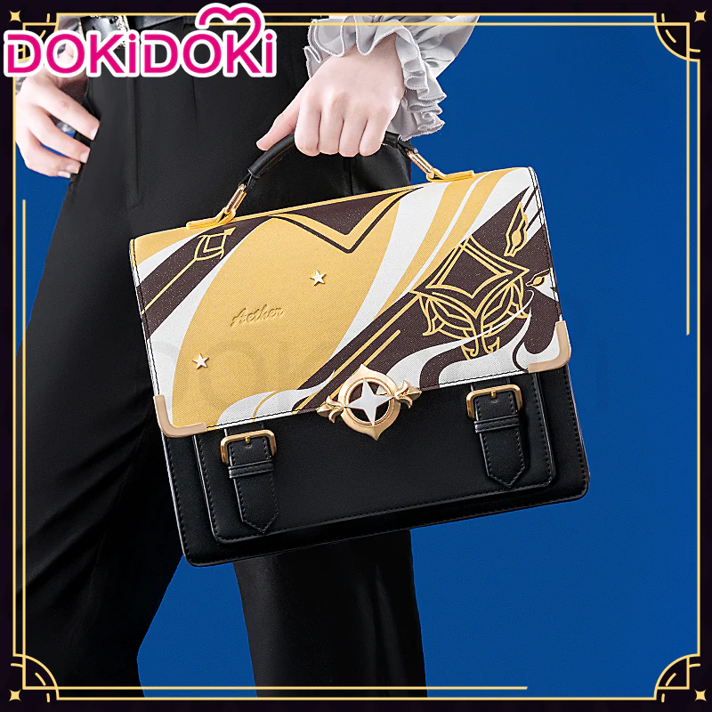 DokiDoki Game Genshin Impact Cosplay Aether Itabag Bag Doujin Ita Bag / Badge Holder - Image 4