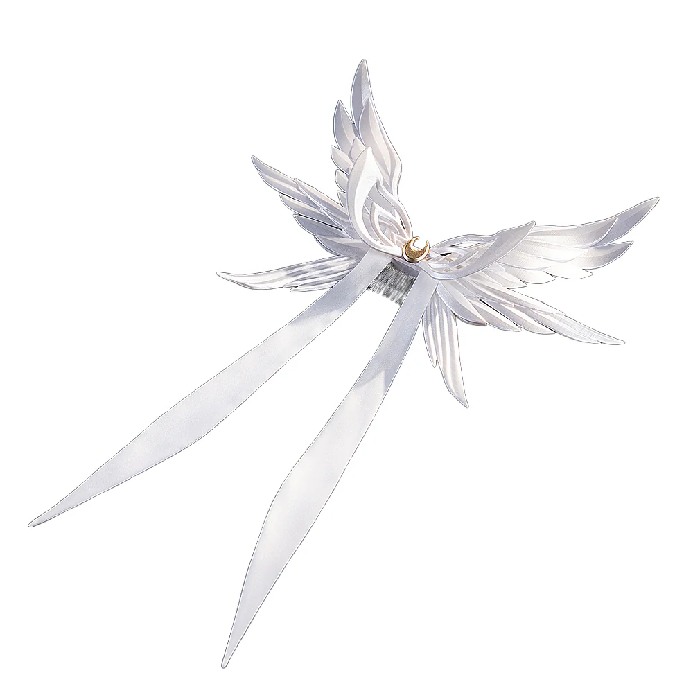 DokiDoki Game Genshin Impact Cosplay Columbina Prop White Headwear Song of the Welkin Moon - Image 4