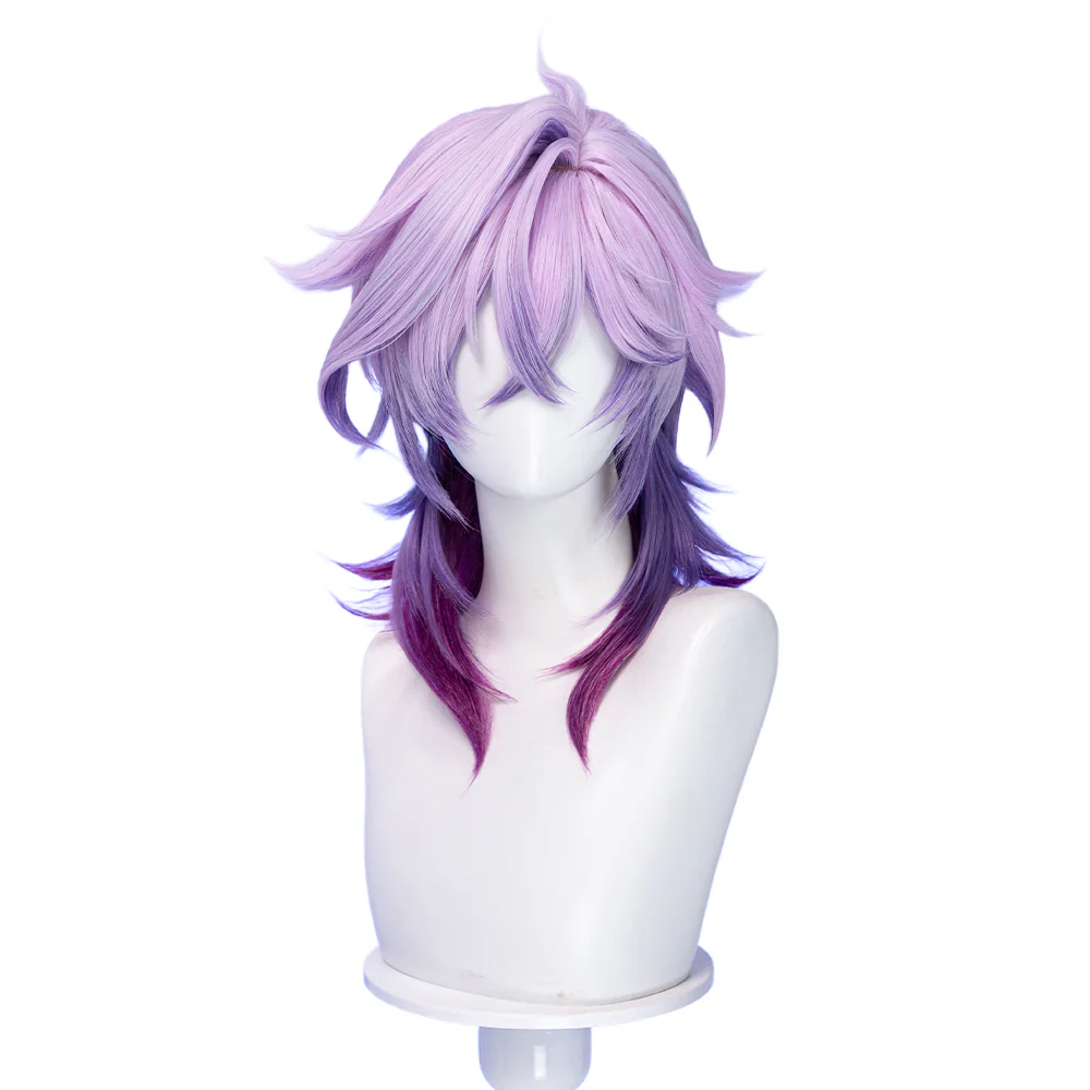 【Ready For Ship】DokiDoki Game Genshin Impact Cosplay Durin Purple Wig Song of the Welkin Moon / Head Accessory - Image 6