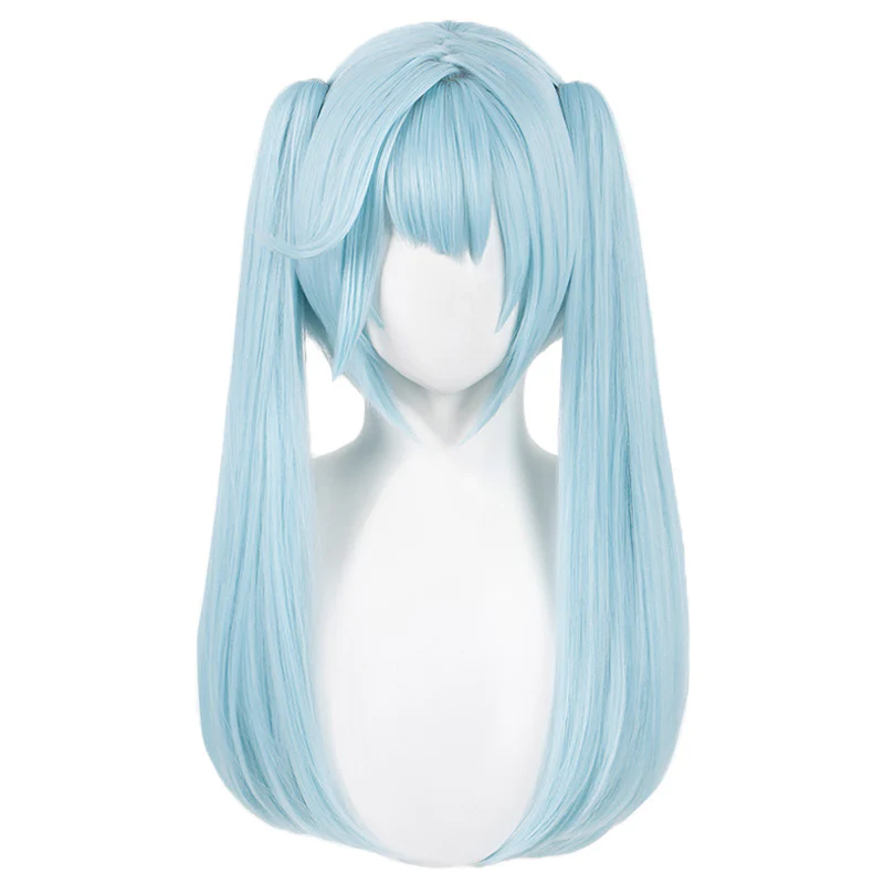 【Ready For Ship】DokiDoki Game Genshin Impact Cosplay Faruzan Wig Long Blue-green - Image 5