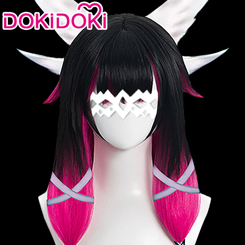 【Ready For Ship】DokiDoki Game Genshin Impact Cosplay Fatui Harbinger Damselette Columbina Mask