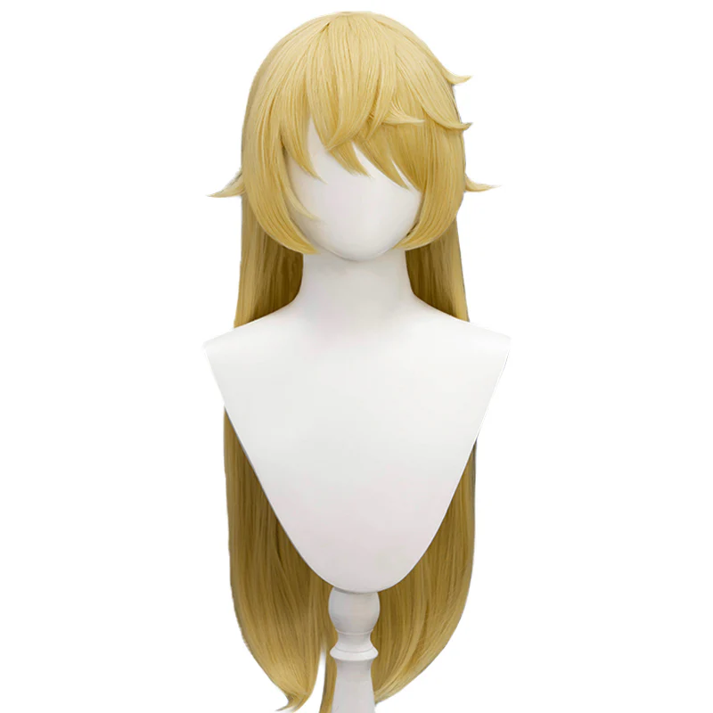 【Ready For Ship】DokiDoki Game Genshin Impact Cosplay Fischl Cosplay Wig Ein Immernachtstraum Long Blonde - Image 5