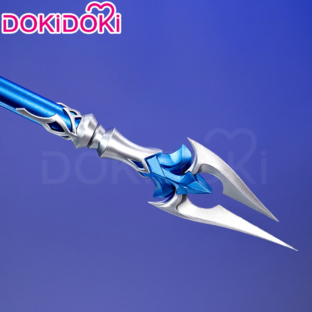 【Glowing】DokiDoki Game Genshin Impact Cosplay Flins Polearms Prop Blood­soak­ed Ruins - Image 3