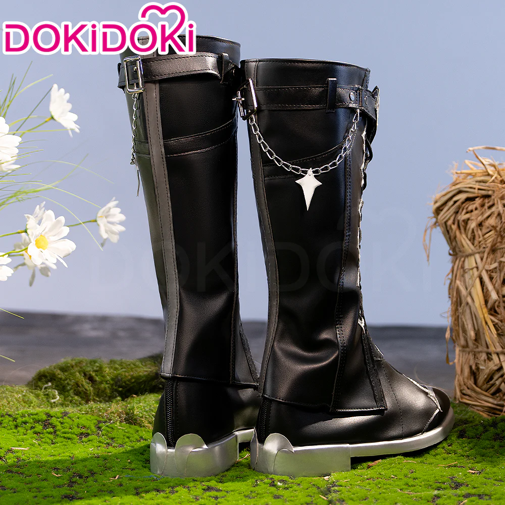 DokiDoki Game Genshin Impact Cosplay Flins Shoes Kyryll Chudomirovich Flins Song of the Welkin Moon - Image 2