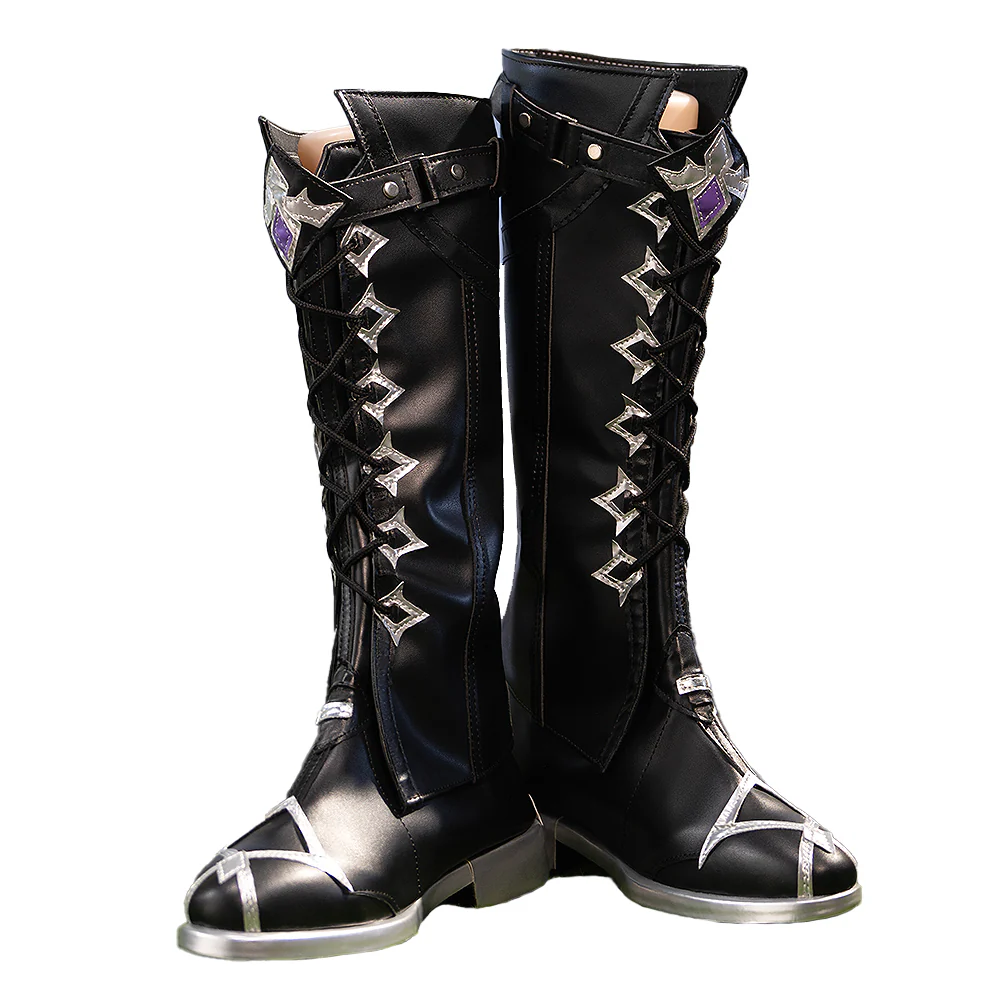 DokiDoki Game Genshin Impact Cosplay Flins Shoes Kyryll Chudomirovich Flins Song of the Welkin Moon - Image 4