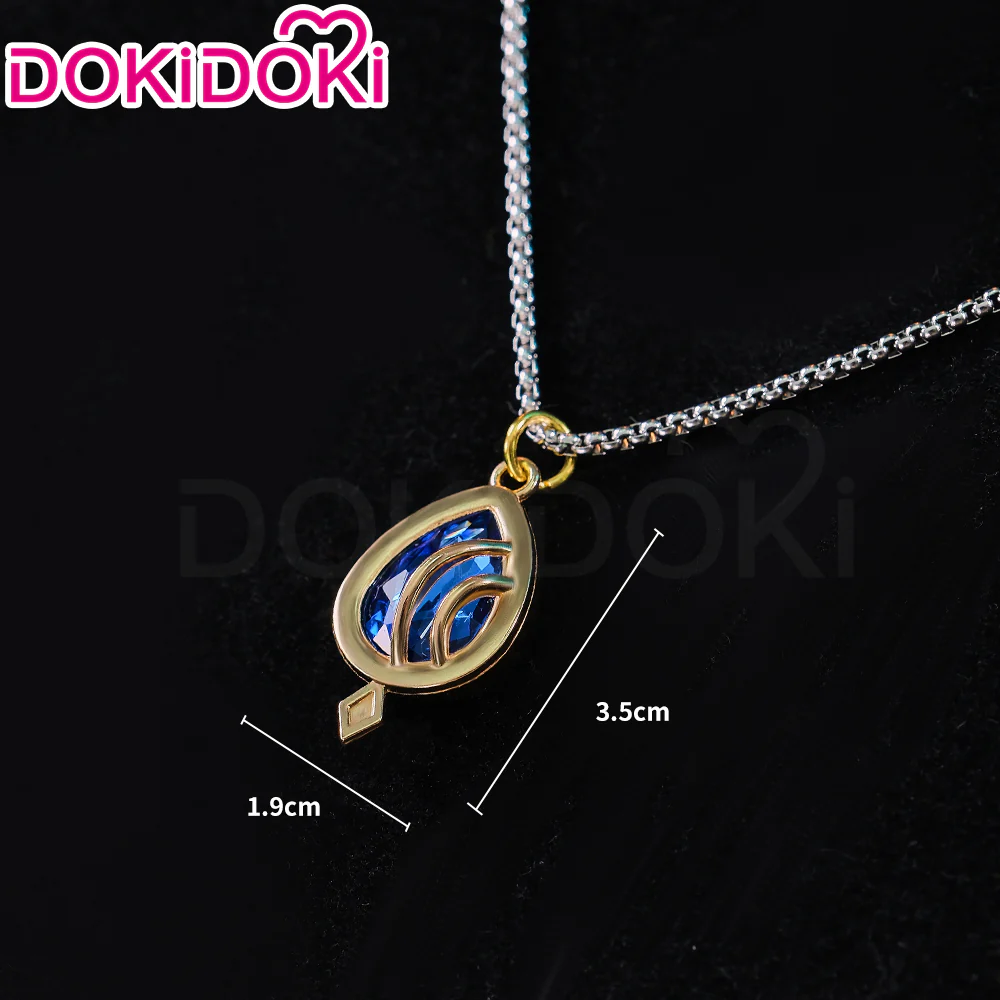 【In Stock】DokiDoki Game Genshin Impact Cosplay Fontaine Focalors Furina/ Neuvillette  Necklace - Image 2