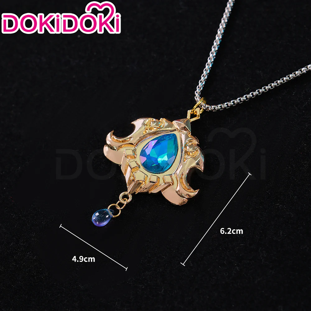【In Stock】DokiDoki Game Genshin Impact Cosplay Fontaine Focalors Furina/ Neuvillette  Necklace - Image 3