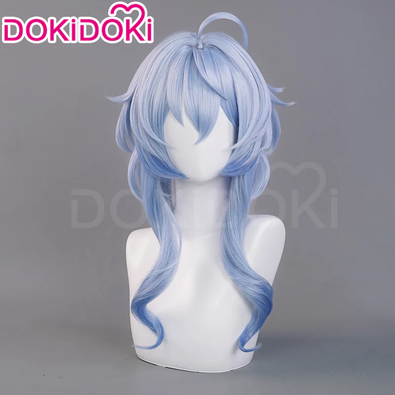 【Ready For Ship】DokiDoki Game Genshin Impact Cosplay Ganyu Lantern Rite Wig Gan Yu Long Straight Hair Twilight Blossom - Image 4