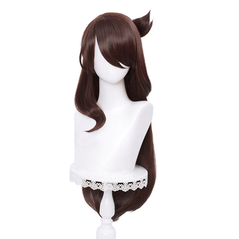 DokiDoki Game Genshin Impact Cosplay Beidou cosplay Wig Women Long Brown Wig / Accessories - Image 6