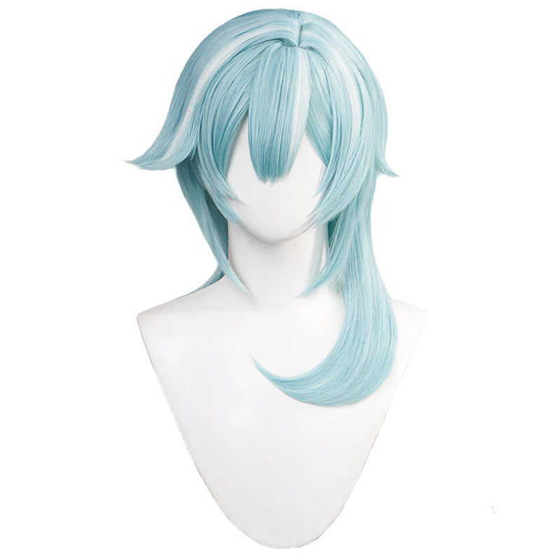 DokiDoki Game Genshin Impact Cosplay Halloween Eula Cosplay Wig Blue Wig - Image 6