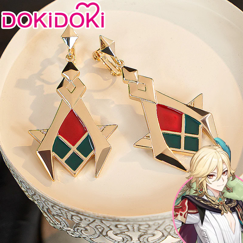 【Ready For Ship】DokiDoki Game Genshin Impact Cosplay Kaveh Cosplay Short Blonde Wig / Headgear - Image 5