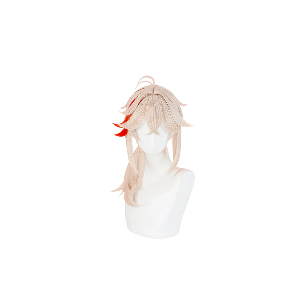 【Ready For Ship】DokiDoki Game Genshin Impact Cosplay Kazuha Wig Long Curly Red Wig Men - Image 11